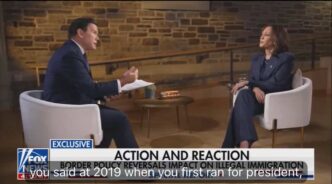 Fiery Harris vows break from Biden in testy Fox interview