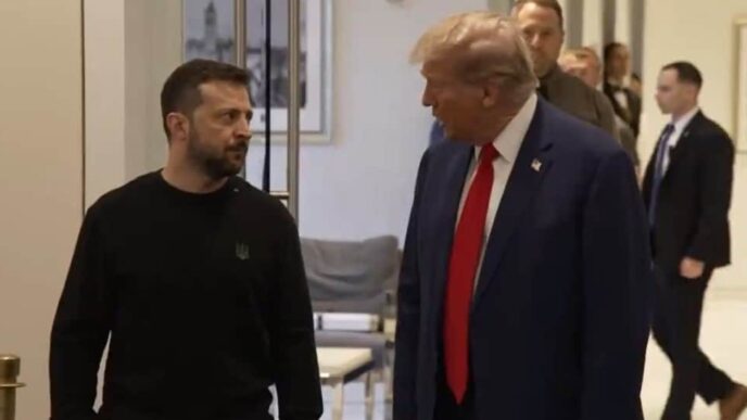 Trump says Zelensky ‘should never have let’ Ukraine war start