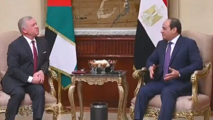 Egypt, Jordan leaders discuss ‘united Arab position’ after Trump invites