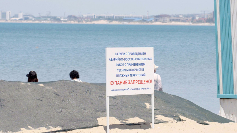 “Still no gills!”: Despite oil spills, Russia’s Black Sea beach season quietly opens