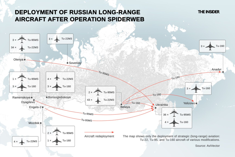 Caught in the “Spiderweb”: Ukraine’s successful June operation has driven the Russian bomber fleet into the Far East